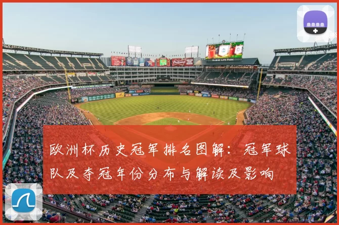 欧洲杯历史冠军排名图解：冠军球队及夺冠年份分布与解读及影响